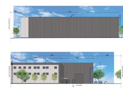 Plateaux  usage de bureaux en R+1 et R+2 A LOUER - CHARNAY LES MACON - 629.2 m2 divisibles  partir de 314.6 m2 - 120,00€ HC et HT/m<sup>2</sup>/an