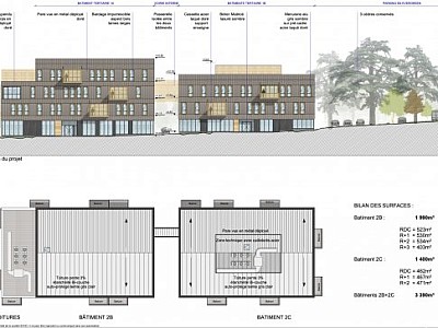 BUREAU A LOUER - ST GENIS LAVAL - 2792 m2 divisibles  partir de 1396 m2 - 150 € HC/m<sup>2</sup>/an