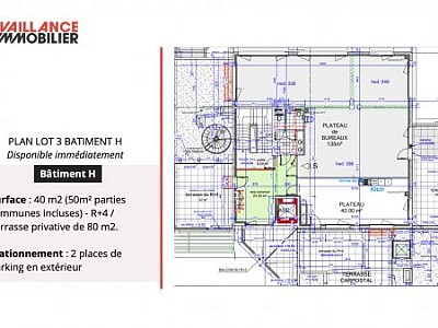 BUREAU - ST PRIEST - 274 m2 - RÉALISÉ