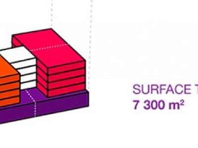BUREAU A LOUER - VENISSIEUX - 25500 m2 divisibles à partir de 1500 m2 - 170 € HC/m<sup>2</sup>/an