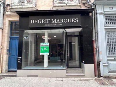 LOCAL COMMERCIAL A LOUER - CHALON SUR SAONE - 88.62 m2 - 203,11 € HC et HT/m<sup>2</sup>/an