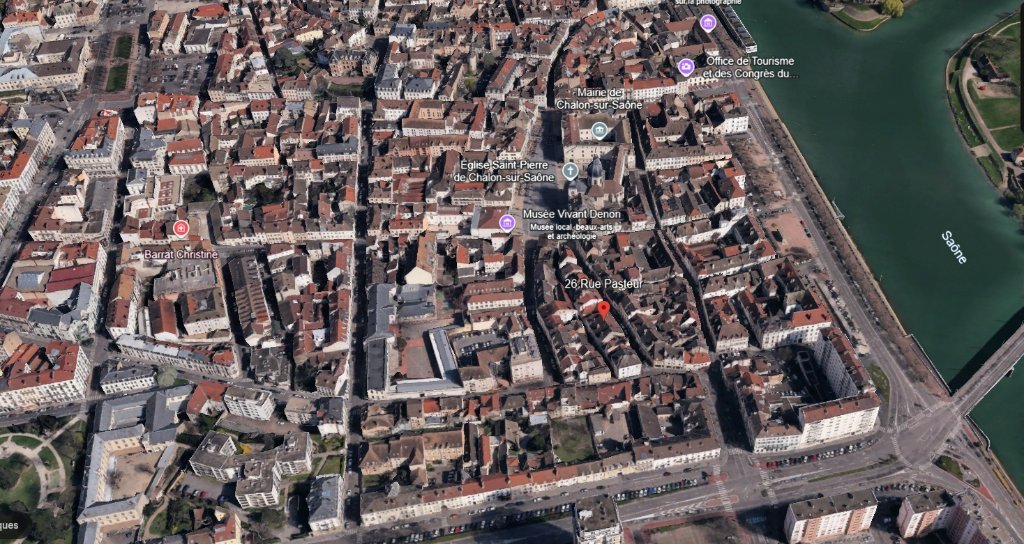 LOCAL COMMERCIAL A LOUER - CHALON SUR SAONE - 61.38 m2 - 105,57 € HC et HT/m<sup>2</sup>/an