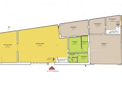 LOCAL COMMERCIAL A LOUER - VALENCE - 665 m2 - 90 € HC/m<sup>2</sup>/an