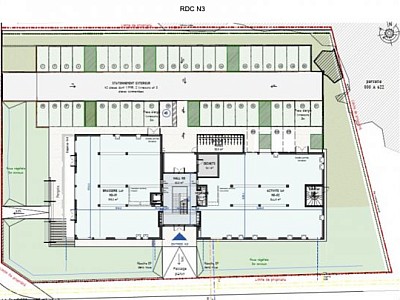 LOCAL D ACTIVITE A LOUER - BRON - 892 m2 divisibles  partir de 651 m2 - 110,00 € HC/m<sup>2</sup>/an
