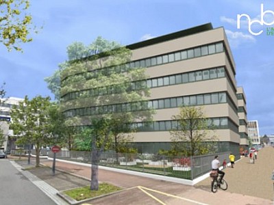 BUREAU A LOUER - LYON 7EME ARRONDISSEMENT - 2760 m2 divisibles  partir de 177 m2 - 185 € HC/m<sup>2</sup>/an