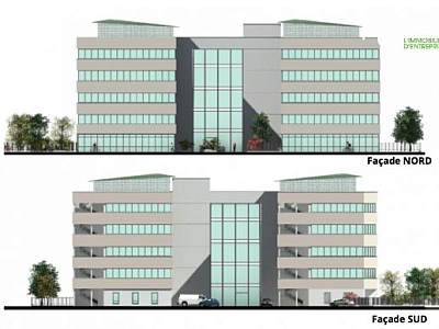 BUREAU A LOUER - LYON 7EME ARRONDISSEMENT - 2760 m2 divisibles  partir de 177 m2 - 185 € HC/m<sup>2</sup>/an