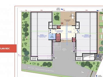 BUREAU A LOUER - LYON 7EME ARRONDISSEMENT - 2760 m2 divisibles  partir de 177 m2 - 185 € HC/m<sup>2</sup>/an