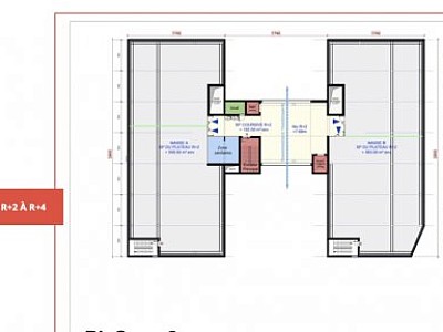 BUREAU A LOUER - LYON 7EME ARRONDISSEMENT - 2760 m2 divisibles  partir de 177 m2 - 185 € HC/m<sup>2</sup>/an