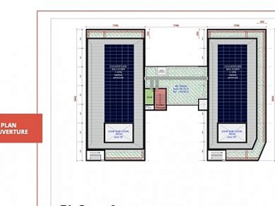 BUREAU A LOUER - LYON 7EME ARRONDISSEMENT - 2760 m2 divisibles  partir de 177 m2 - 185 € HC/m<sup>2</sup>/an