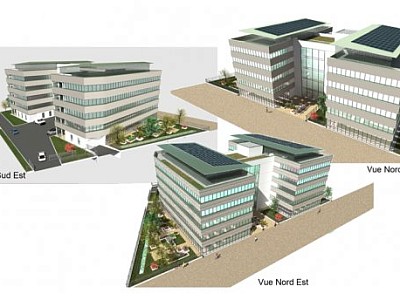 BUREAU A LOUER - LYON 7EME ARRONDISSEMENT - 2760 m2 divisibles  partir de 177 m2 - 185 € HC/m<sup>2</sup>/an