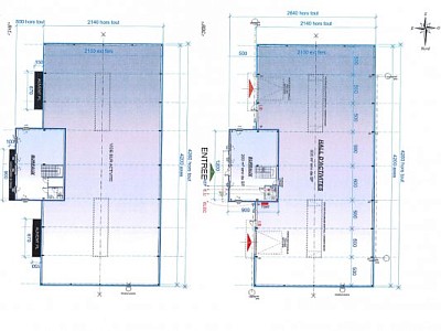 LOCAL D ACTIVITE A LOUER - MIONS - 1000 m2 - 85,00 € HC/m<sup>2</sup>/an