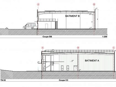 LOCAL D ACTIVITE A LOUER - PORTES LES VALENCE - 4563 m2 divisibles  partir de 350 m2 - 90 € HC/m<sup>2</sup>/an