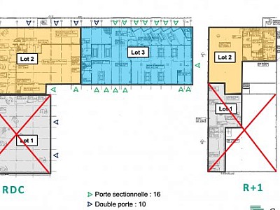 LOCAL D ACTIVITE A LOUER - VENISSIEUX - 1970 m2 - 102 € HC/m<sup>2</sup>/an