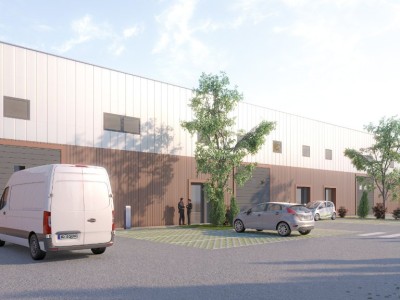 LOCAL D ACTIVITE NEUF A VENDRE - ARBENT - 5520 m2 divisibles  partir de 377 m2 - 1150 € /m<sup>2</sup>