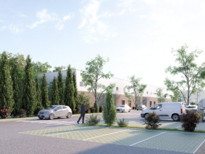 LOCAL D ACTIVITE NEUF A VENDRE - ARBENT - 5520 m2 divisibles  partir de 377 m2 - 1150 € /m<sup>2</sup>