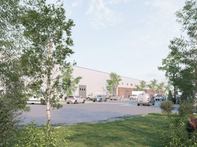 LOCAL D ACTIVITE NEUF A VENDRE - ARBENT - 5520 m2 divisibles  partir de 377 m2 - 1150 € /m<sup>2</sup>