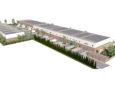 LOCAL D ACTIVITE NEUF A VENDRE - ARBENT - 5520 m2 divisibles  partir de 377 m2 - 1150 € /m<sup>2</sup>