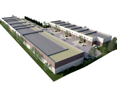 LOCAL D ACTIVITE NEUF A VENDRE - ARBENT - 5520 m2 divisibles  partir de 377 m2 - 1150 € /m<sup>2</sup>