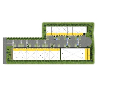 LOCAL D ACTIVITE NEUF A VENDRE - ARBENT - 5520 m2 divisibles  partir de 377 m2 - 1150 € /m<sup>2</sup>