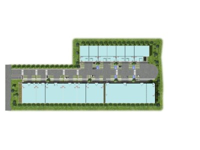 LOCAL D ACTIVITE NEUF A VENDRE - ARBENT - 5520 m2 divisibles  partir de 377 m2 - 1150 € /m<sup>2</sup>