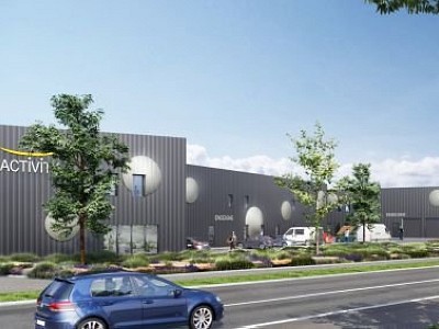 LOCAL D ACTIVITE A VENDRE - CHARNAY LES MACON - 4201 m2 divisibles  partir de 217 m2 - 1262,62 € /m<sup>2</sup>