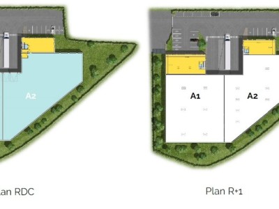 LOCAL D ACTIVITE NEUF A VENDRE - CHARNAY LES MACON - 3481 m2 divisibles  partir de 1721 m2 - 1200 € /m<sup>2</sup>