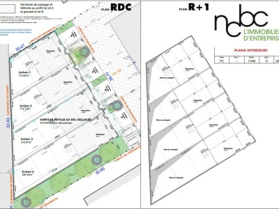BATIMENT D ACTIVITE DIVISIBLE A VENDRE - DIJON - 1216,24 m2 divisibles  partir de 274,97 m2 - 1133,00 € /m<sup>2</sup>