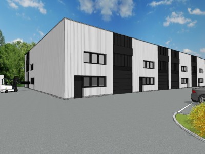 LOCAL D ACTIVITE NEUF A VENDRE - GORREVOD - 2347.5 m2 divisibles  partir de 111.36 m2 - 1308 € /m<sup>2</sup>