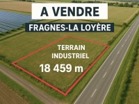 TERRAIN A VENDRE - FRAGNES - 18459 m2 divisibles à partir de 2000 m2 - 60 &euro; /m<sup>2</sup>