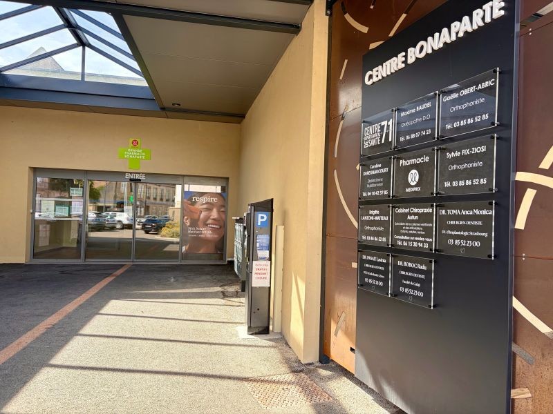 Deux nouveaux professionnels s installent au centre de Santé Bonaparte à AUTUN (71400) !